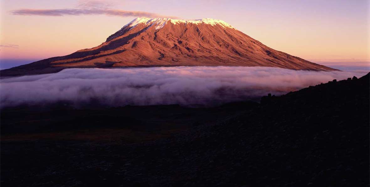 Viaje a África: Vista del monte Kilimanjaro