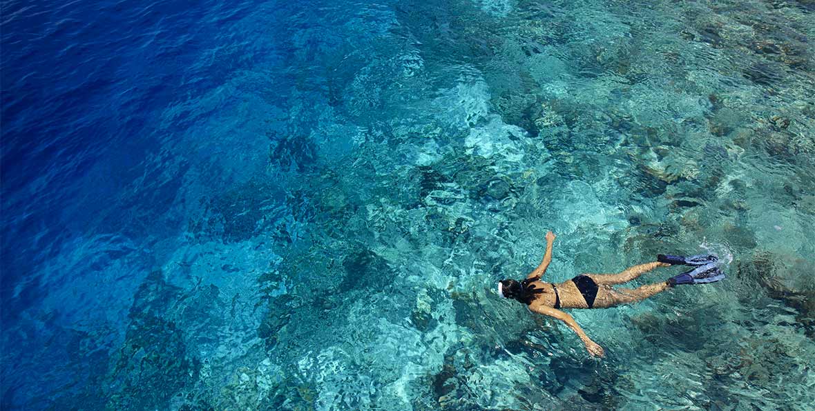 snorkeling en Dusit Thani Maldives