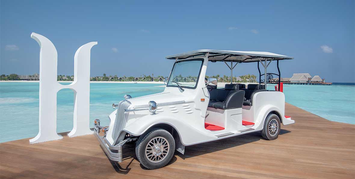 caddy en Heritance Aarah Maldives