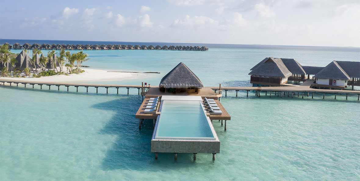 la over water pool de Heritance Aarah Maldives