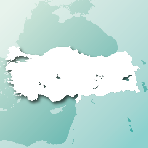 Mapa Turquia - arenastours.com -