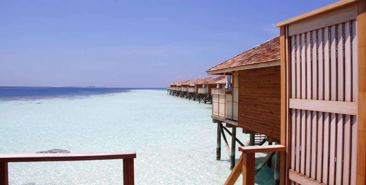 Vista de las Water Villas de Vilamendhoo Island Resort